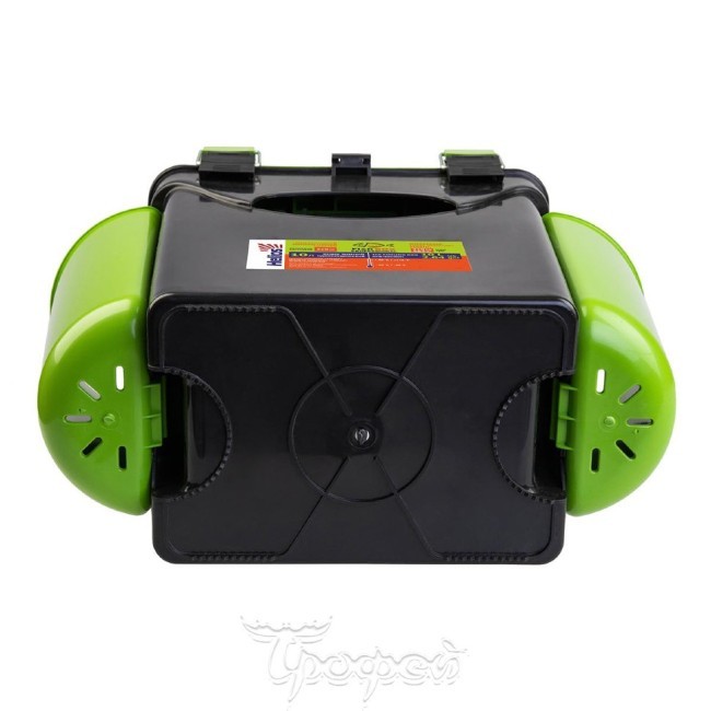 Ящик для зимней рыбалки Helios FishBox односекционный 10л зеленый (70114)