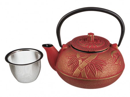 Заварочный чайник чугунный "red star" с эмалированным покрытием внутри 600 мл. Lefard (734-039)