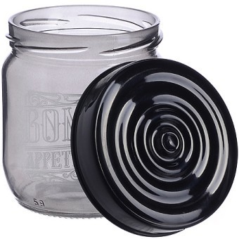 Банка для сыпучих 425 мл. черный Mayer&Boch (80761) Банка для сыпучих 425 мл. черный Mayer&Boch (80761)