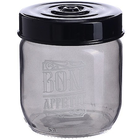 Банка для сыпучих 425 мл. черный Mayer&Boch (80761)