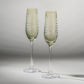 Набор бокалов для шампанского "flora" из 2 шт. 180 мл Lefard (685-106)