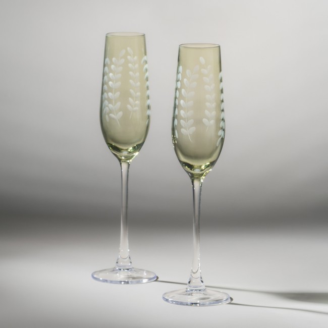 Набор бокалов для шампанского "flora" из 2 шт. 180 мл Lefard (685-106)