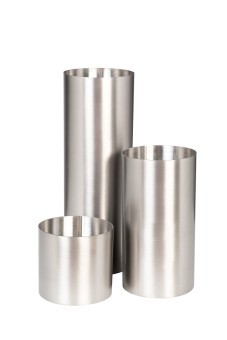 Ваза нерж.ст/мат.никель 10*10*20см (TT-00015522)