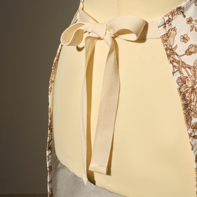 Фартук "rich garden", 60х70см ,100% хлопок,белый ,твил,пропитка Lefard (850-754-7)