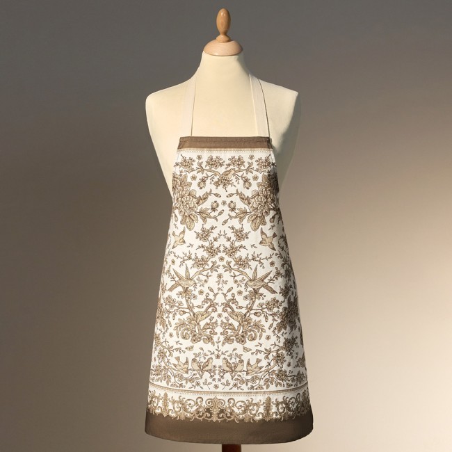 Фартук "rich garden", 60х70см ,100% хлопок,белый ,твил,пропитка Lefard (850-754-7)