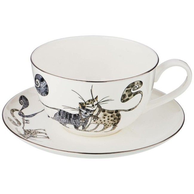 Чайная пара lefard "котики" 300 мл Lefard (86-2314) Чайная пара lefard "котики" 300 мл Lefard (86-2314)