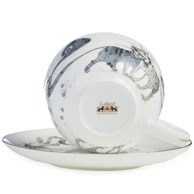 Чайная пара lefard "котики" 300 мл Lefard (86-2314) Чайная пара lefard "котики" 300 мл Lefard (86-2314)