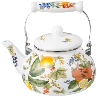 Чайник agness  эмалированный серия "фруктовая корзина", 2,5 л Agness (934-586)