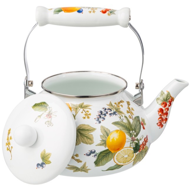 Чайник agness эмалированный серия "фруктовая корзина", 2,5 л Agness (934-586) Чайник agness эмалированный серия "фруктовая корзина", 2,5 л Agness (934-586)