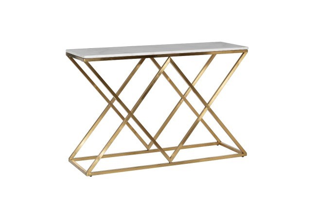 Консоль Bianco Namibia бел.мрам/мат.зол120*40*78 (TT-00002136) Консоль Bianco Namibia бел.мрам/мат.зол120*40*78 (TT-00002136)