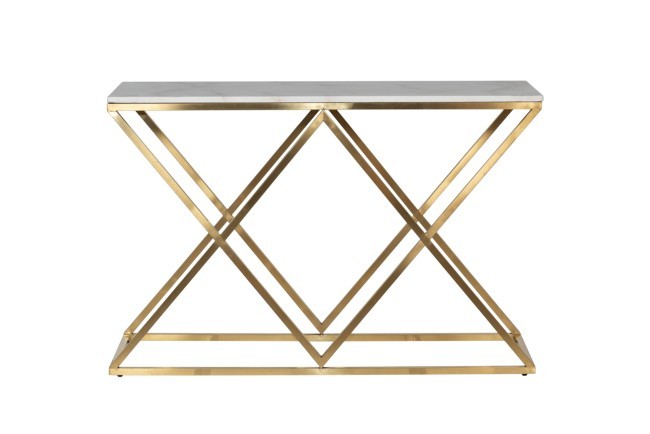 Консоль Bianco Namibia бел.мрам/мат.зол120*40*78 (TT-00002136) Консоль Bianco Namibia бел.мрам/мат.зол120*40*78 (TT-00002136)