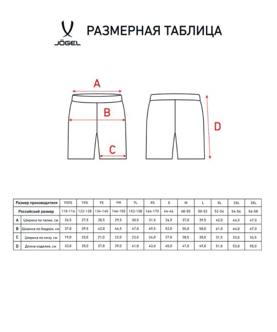 Шорты игровые JOGEL CAMP Classic Shorts, темно-синий/белый, детский (702511)