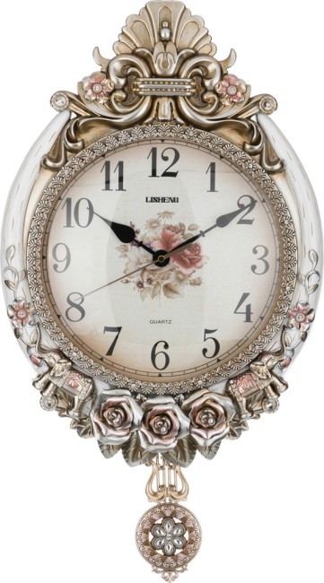 Часы настенные кварцевые с маятником 34*62*8 см. диаметр циферблата=25 см. (кор=10 шт.) Lefard (204-134) Часы настенные кварцевые с маятником 34*62*8 см. диаметр циферблата=25 см. (кор=10 шт.) Lefard (204-134)