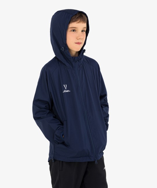 Куртка ветрозащитная JOGEL CAMP Rain Jacket, темно-синий, детский (2112623)