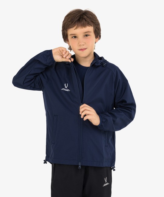 Куртка ветрозащитная JOGEL CAMP Rain Jacket, темно-синий, детский (2112623)
