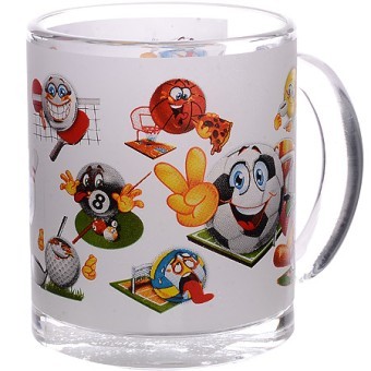 "Смайлики" Кружка 300мл. " (208-Д-1)