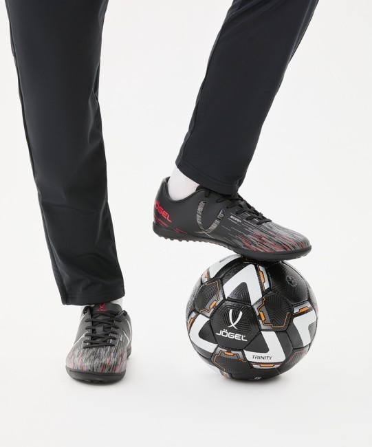 БЕЗ УПАКОВКИ Бутсы многошиповые JÖGEL Rapido TF Black/grey (2131923)