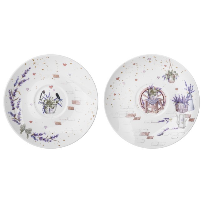 Чайный набор lefard "лавандовые коты" на 6 пер. 12 пр.  275 мл Lefard (425-173)