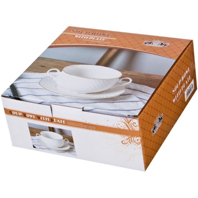 Бульонница на подставке lefard "диаманд голд" 350 мл Lefard (359-461) Бульонница на подставке lefard "диаманд голд" 350 мл Lefard (359-461)