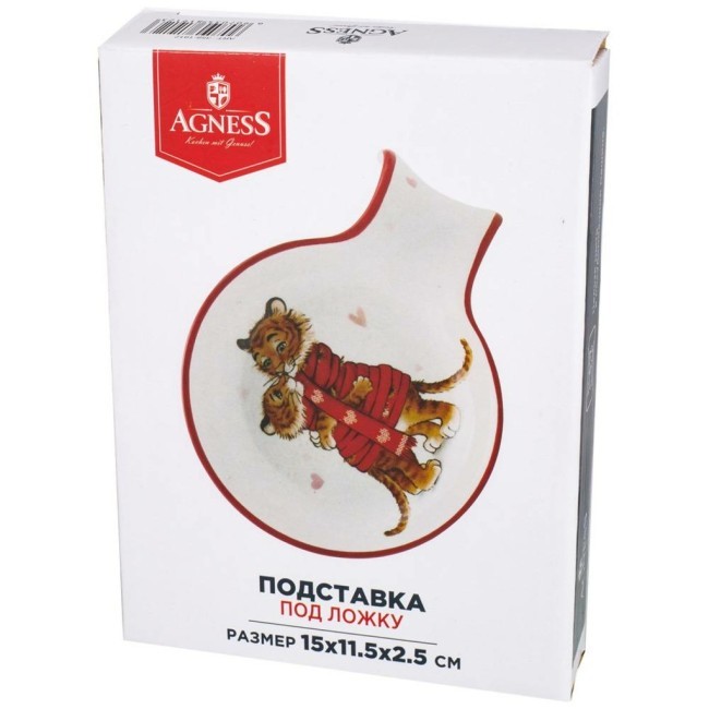 Подставка под ложку "тигриные истории" 15*11,5*2,5 см Agness (358-1912) Подставка под ложку "тигриные истории" 15*11,5*2,5 см Agness (358-1912)