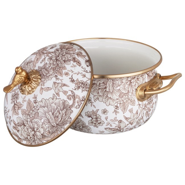 Кастрюля эмалированная lefard с крышкой, серия royal garden 2,1л, диа.16см подходит для индукцион.пл Lefard (950-717)