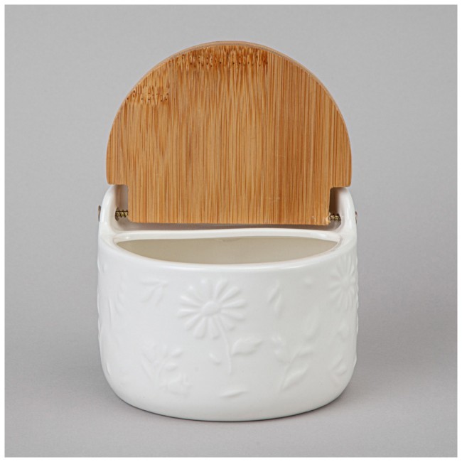 Банка lefard "flowers story" с дерев. крышкой 11,5*10,5*9 см 450 мл Lefard (474-264)