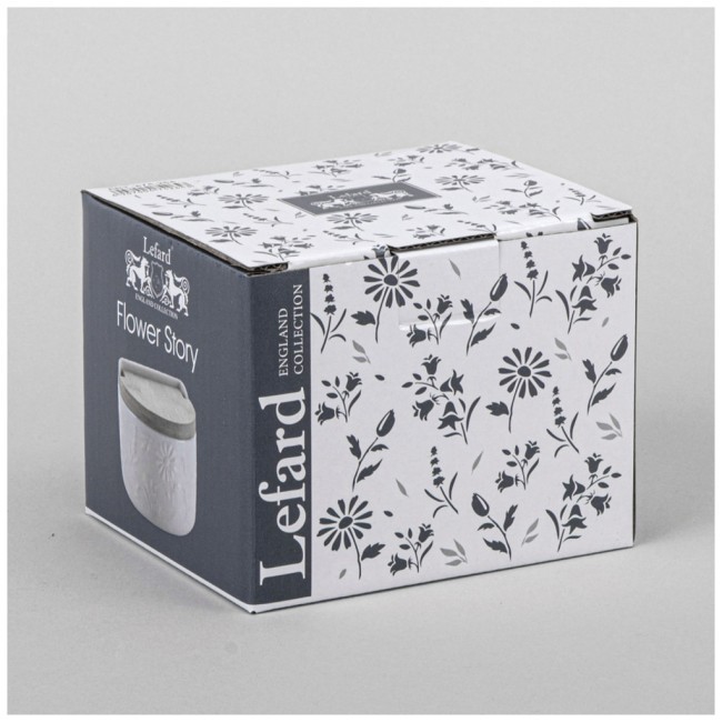 Банка lefard "flowers story" с дерев. крышкой 11,5*10,5*9 см 450 мл Lefard (474-264)