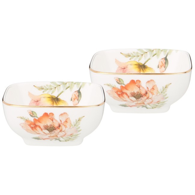 Набор салатников квадратных lefard "sense" 2 шт. 8*4 см 100 мл Lefard (590-426)