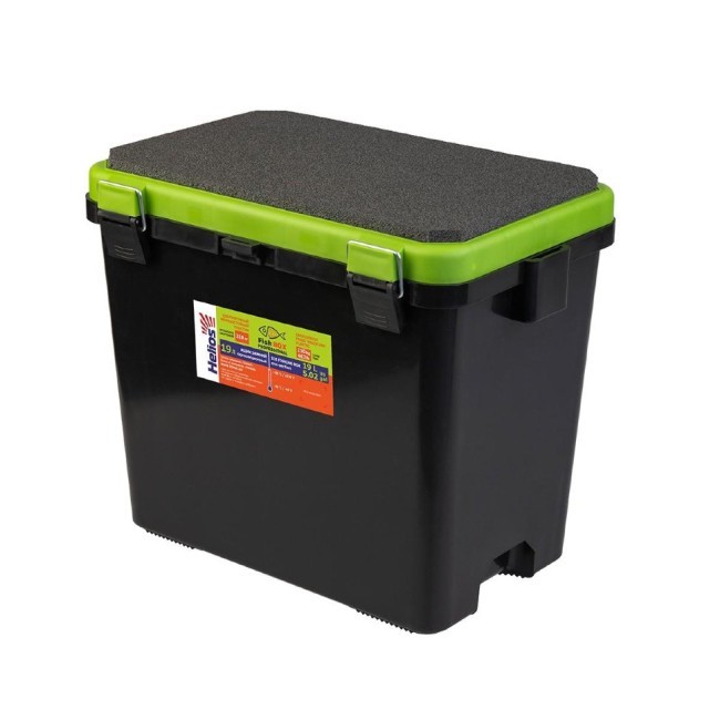 Ящик для зимней рыбалки Helios FishBox односекционный 19л зеленый (70115) Ящик для зимней рыбалки Helios FishBox односекционный 19л зеленый (70115)