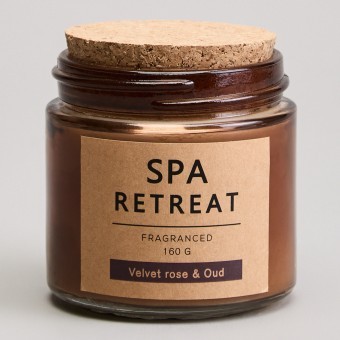 Свеча ароматизированная в стакане "spa retreat" velvet rose&oud 7,3*7,4 см мал.= 12шт. Lefard (605-106) Свеча ароматизированная в стакане "spa retreat" velvet rose&oud 7,3*7,4 см мал.= 12шт. Lefard (605-106)