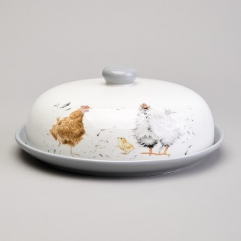 Блюдо для блинов lefard "funny hens" 23,5*10 см Lefard (358-2308)