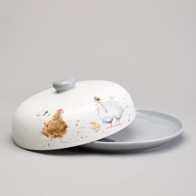 Блюдо для блинов lefard "funny hens" 23,5*10 см Lefard (358-2308)