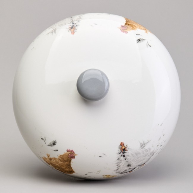 Блюдо для блинов lefard "funny hens" 23,5*10 см Lefard (358-2308)