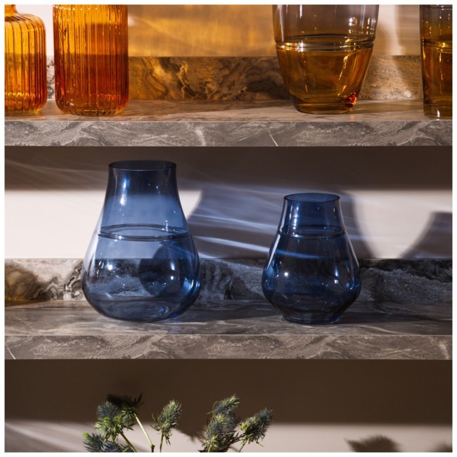 Ваза bronco "nova" blue 20х25 см Bronco (698-102)