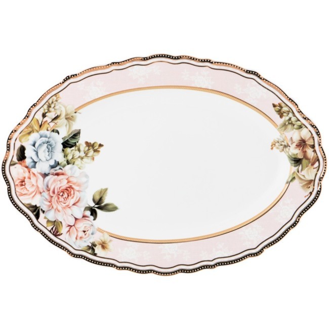 Блюдо овальное "пудровый шлейф" 31.5*22*2.5 см Lefard (586-355) Блюдо овальное "пудровый шлейф" 31.5*22*2.5 см Lefard (586-355)