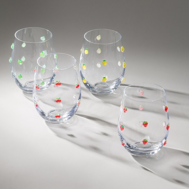 Набор стаканов "fruity" из 4 шт. 520 мл Lefard (685-102) Набор стаканов "fruity" из 4 шт. 520 мл Lefard (685-102)