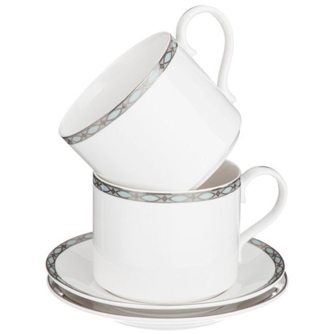 Чайный набор lefard "glamour" на 6 пер. 12 пр. 300 мл голубой Lefard (590-467)