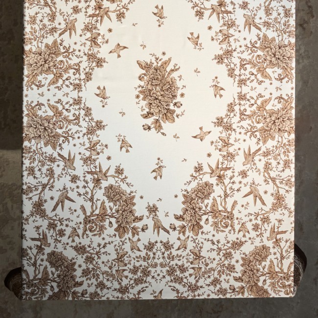 Скатерть " royal garden" 140х180см ,белый ,100% хлопок ,твил с пропиткой Lefard (850-754-2)