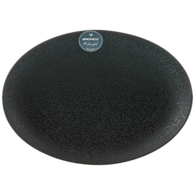 Тарелка "midnight" овальная 30,5*22 см Bronco (62-120) Тарелка "midnight" овальная 30,5*22 см Bronco (62-120)