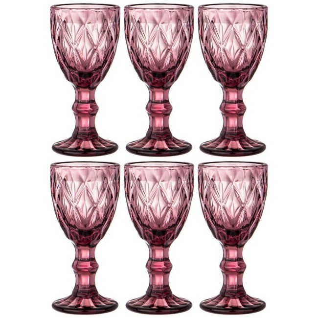 Набор рюмок "ромбо" из 6шт. серия "muza color" 50мл. / в=10,5 см Lefard (781-201)