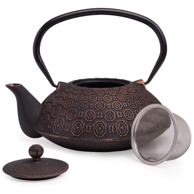 Заварочный чайник чугунный с эмалированным покрытием внутри 1200 мл Lefard (734-1009)