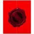 Салфетка "колокольчики на красном" 35*35 см SANTALINO (829-136)