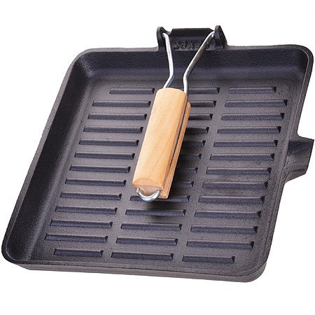 Сковорода-гриль 26,5см чугун дер/руч Mayer&Boch (27680)