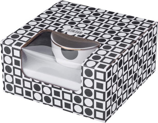 Чайный набор на 1 персону "черно-белое" 2 пр. 200 мл. коллекция "vogue" Lefard (779-195) Чайный набор на 1 персону "черно-белое" 2 пр. 200 мл. коллекция "vogue" Lefard (779-195)