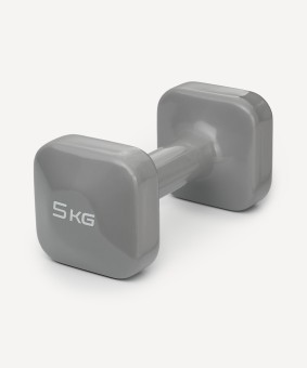 Гантель виниловая STARFIT DB-106 5 кг, темно-серый (2119191) Гантель виниловая STARFIT DB-106 5 кг, темно-серый (2119191)
