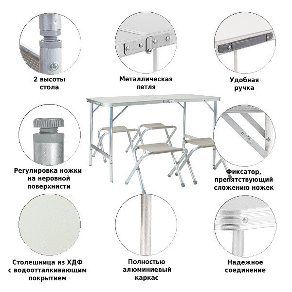 Набор мебели для пикника Green Glade P749 (87424)