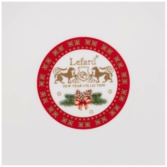 Тарелка закусочная lefard "дед мороз" 20,5 см Lefard (85-1722)