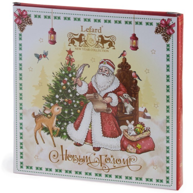 Тарелка закусочная lefard "дед мороз" 20,5 см Lefard (85-1722) Тарелка закусочная lefard "дед мороз" 20,5 см Lefard (85-1722)