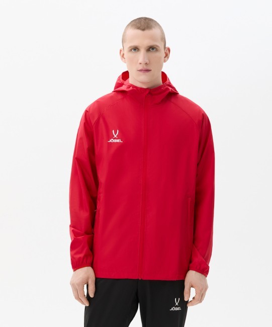 Куртка ветрозащитная JOGEL CAMP Rain Jacket, красный, детский (2112625)