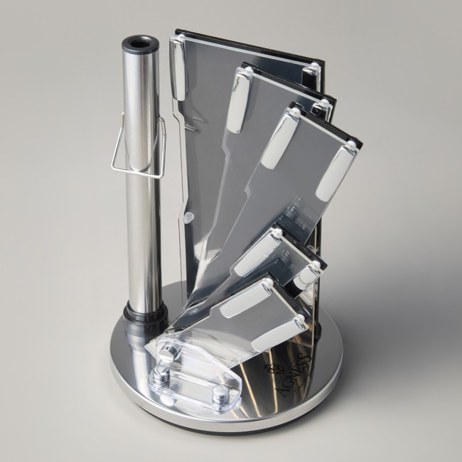 Набор ножей agness нжс на пластиковой вращающейся подставке 8 пр. Agness (911-500) Набор ножей agness нжс на пластиковой вращающейся подставке 8 пр. Agness (911-500)